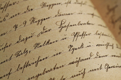 Handschriftlicher Text